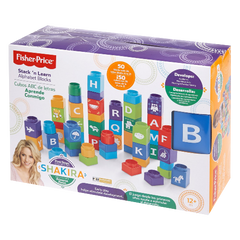 Fisher Price Shakira First Steps Collection Stack'n Learn Alphabet Blocks