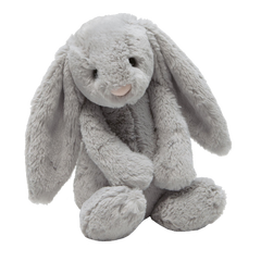 Jellycat® Bashful Grey Bunny, Medium 12inch